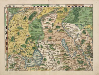 Philipp Apian - Beierse landkaarten van 1568 (Tafel 19) ca. 1